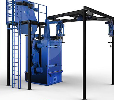 Q3710環保型吊鉤式拋丸機清洗及安裝優勢 Q3710環保型吊鉤式拋丸機清洗及安裝優勢