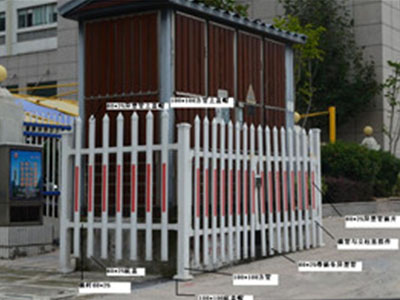 紅色插片護(hù)欄